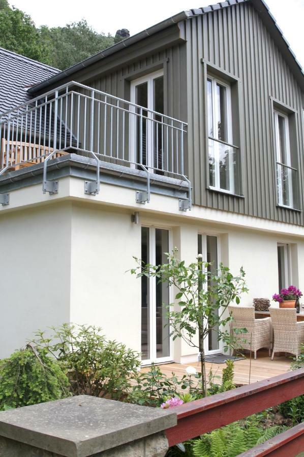 Haus Elbsinfonie Villa บาดชานเดา ภายนอก รูปภาพ